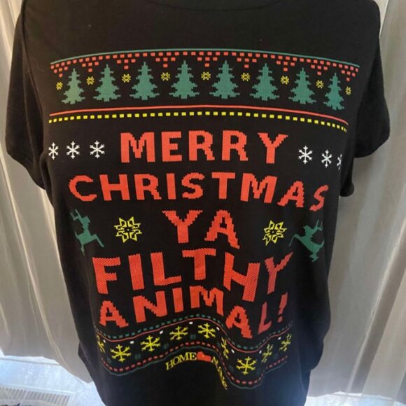 Torrid EUC Size 4 Home Alone Slim Fit Crew Tee - Black - Picture 7 of 9